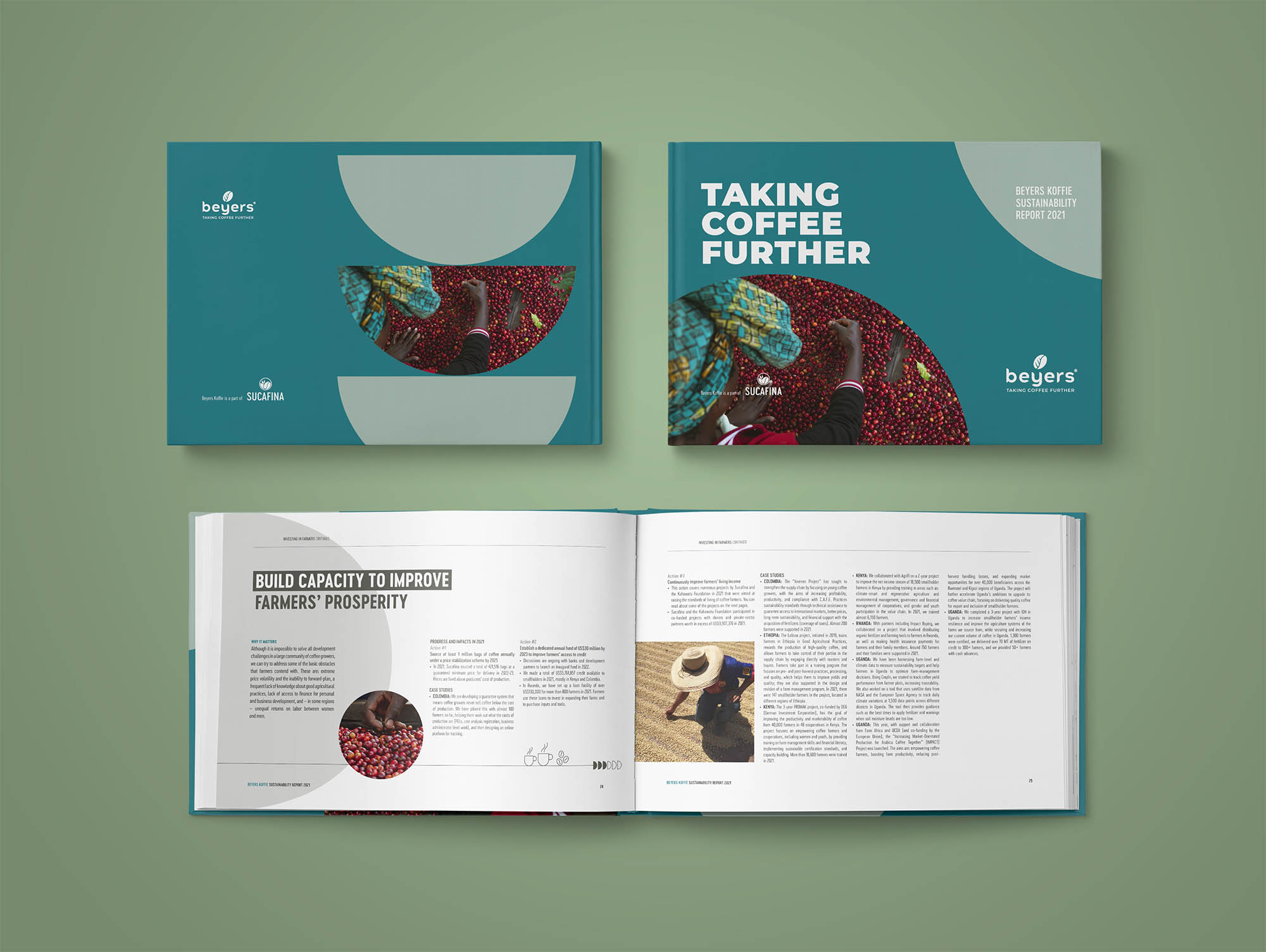 CSR Report book CSR Report book mockup